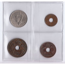 EAST AFRICA Serie di 4 monete stupendo stato di conservazione